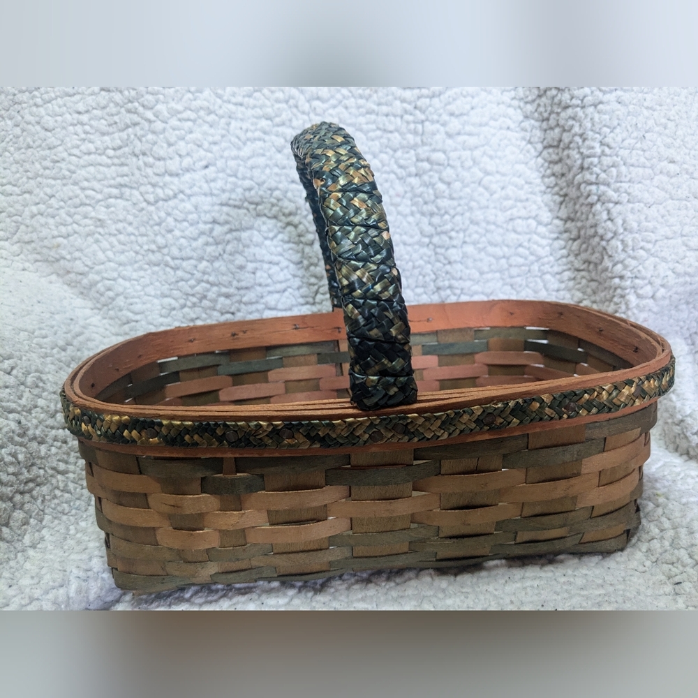 Storage/Gift Basket, Decorative Storage, Easter, Multicolor, Handmade Woven